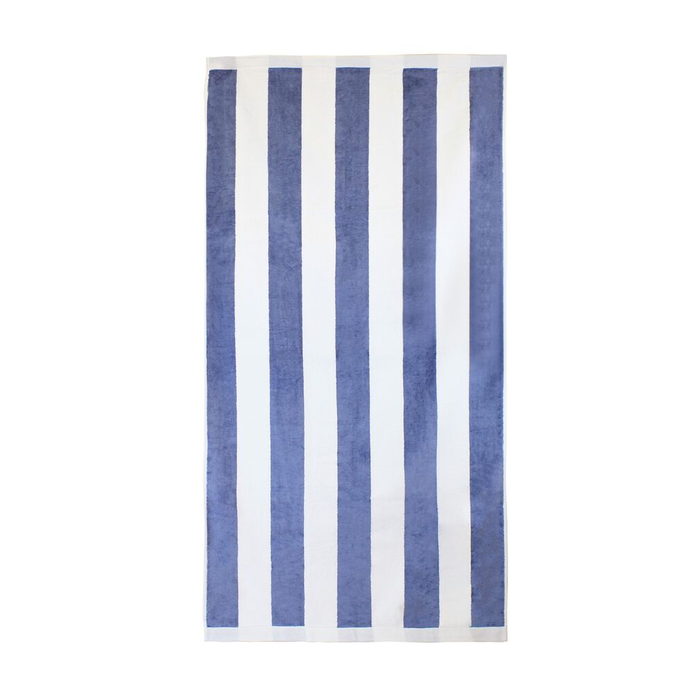 2 Toallas De Playa Nautica Home 100% Algod&oacute;n 163x81cm Cabana Azul image number 2.0