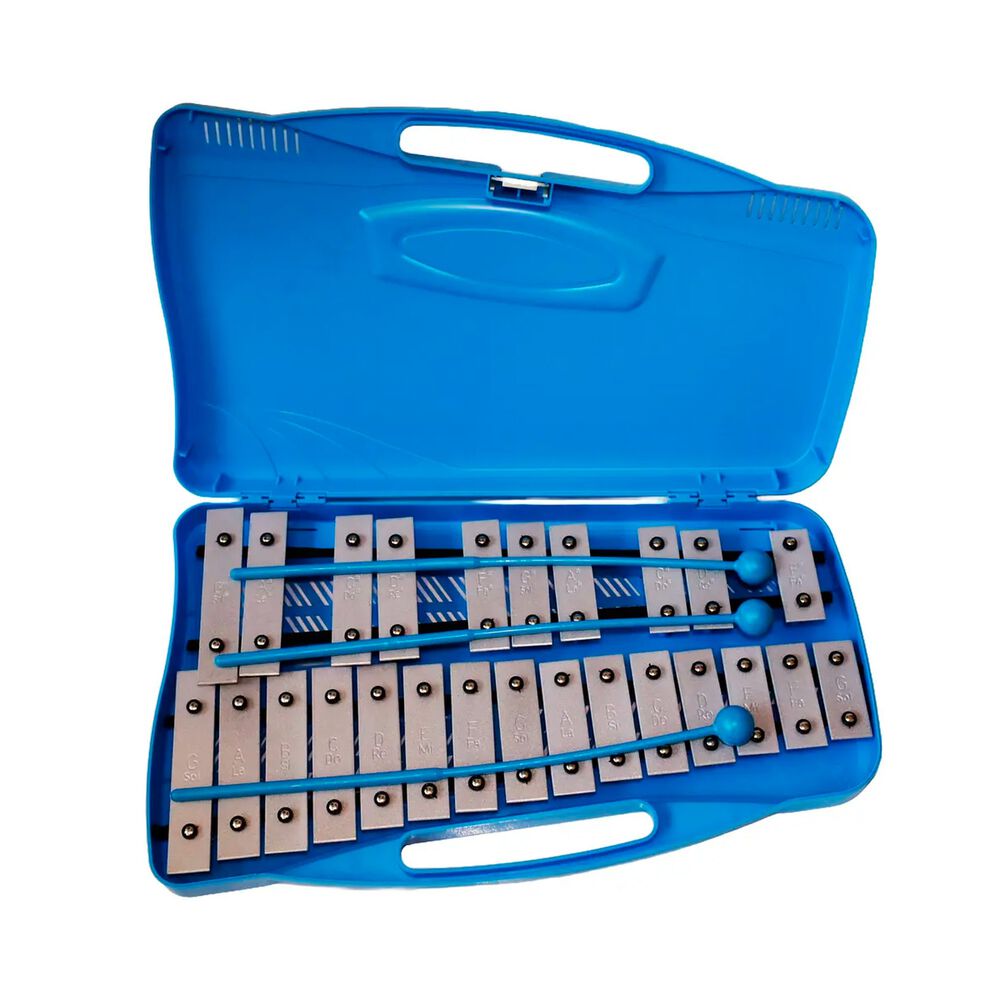 Metal&oacute;fono Crom&aacute;tico25 Tonos Azul All25w +baqueta Adicional image number 0.0