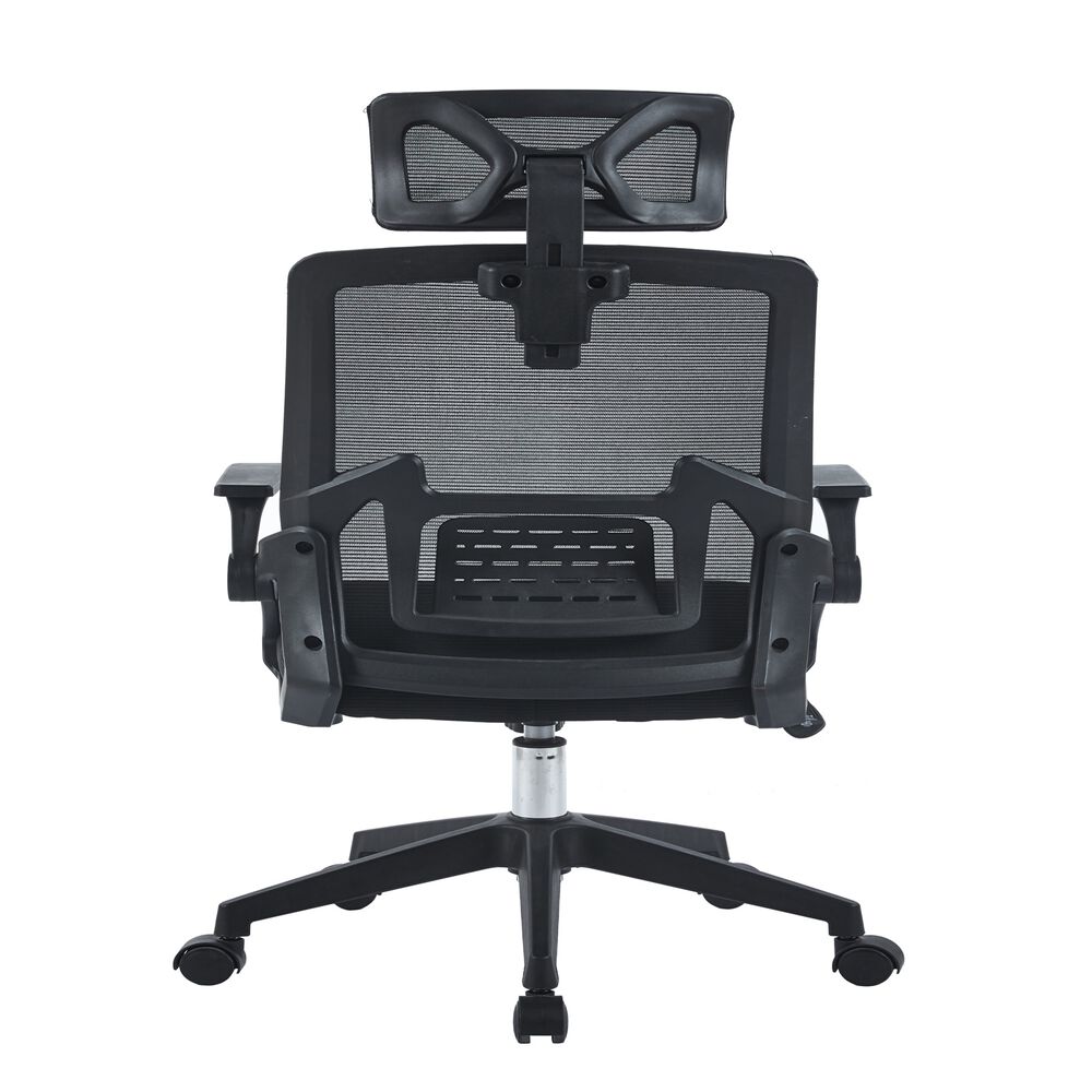 Silla De Oficina Ejecutiva Manchester Ergonomica Color Negro Bm-809 Arthome image number 4.0