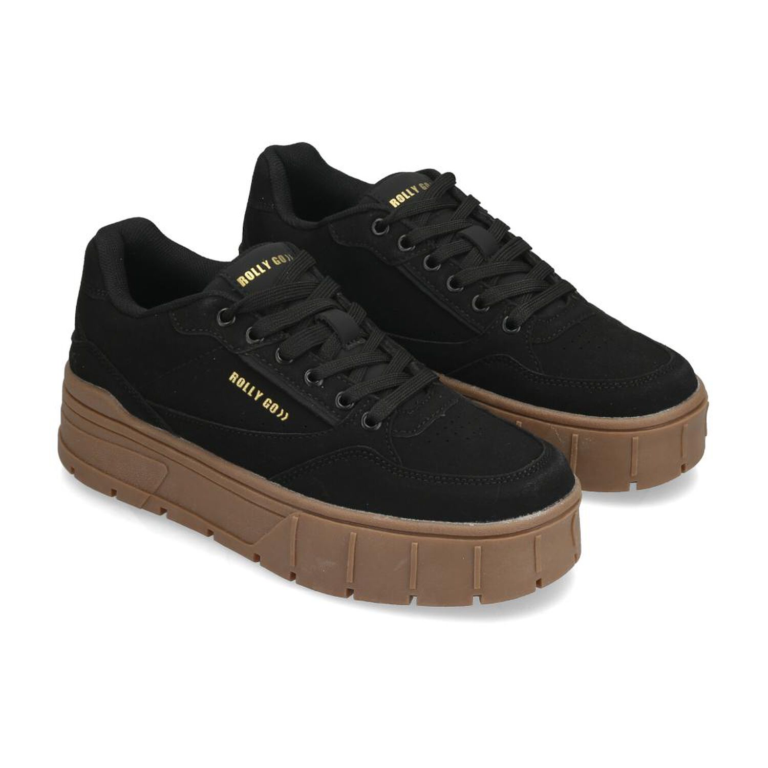 Zapatilla Urbana Mujer Rolly Go Black image number 1.0