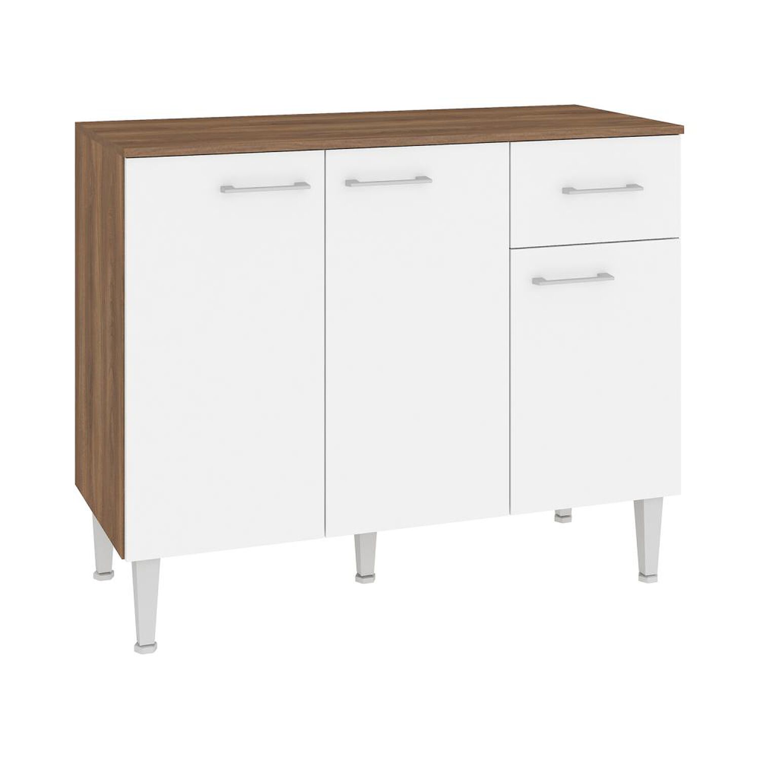 Mueble De Cocina Vekkahome Base Evandro / 3 Puertas / 1 Caj&oacute;n image number 3.0