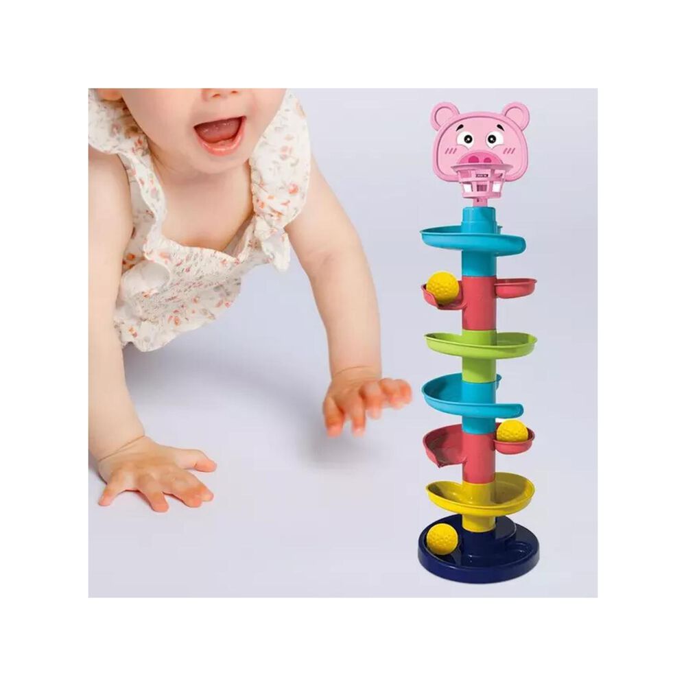 Juguete Torre Giratoria Para Pelotas Didacticas 7 Niveles image number 1.0