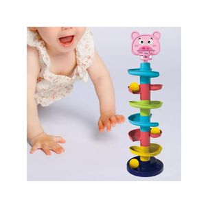 Juguete Torre Giratoria Para Pelotas Didacticas 7 Niveles