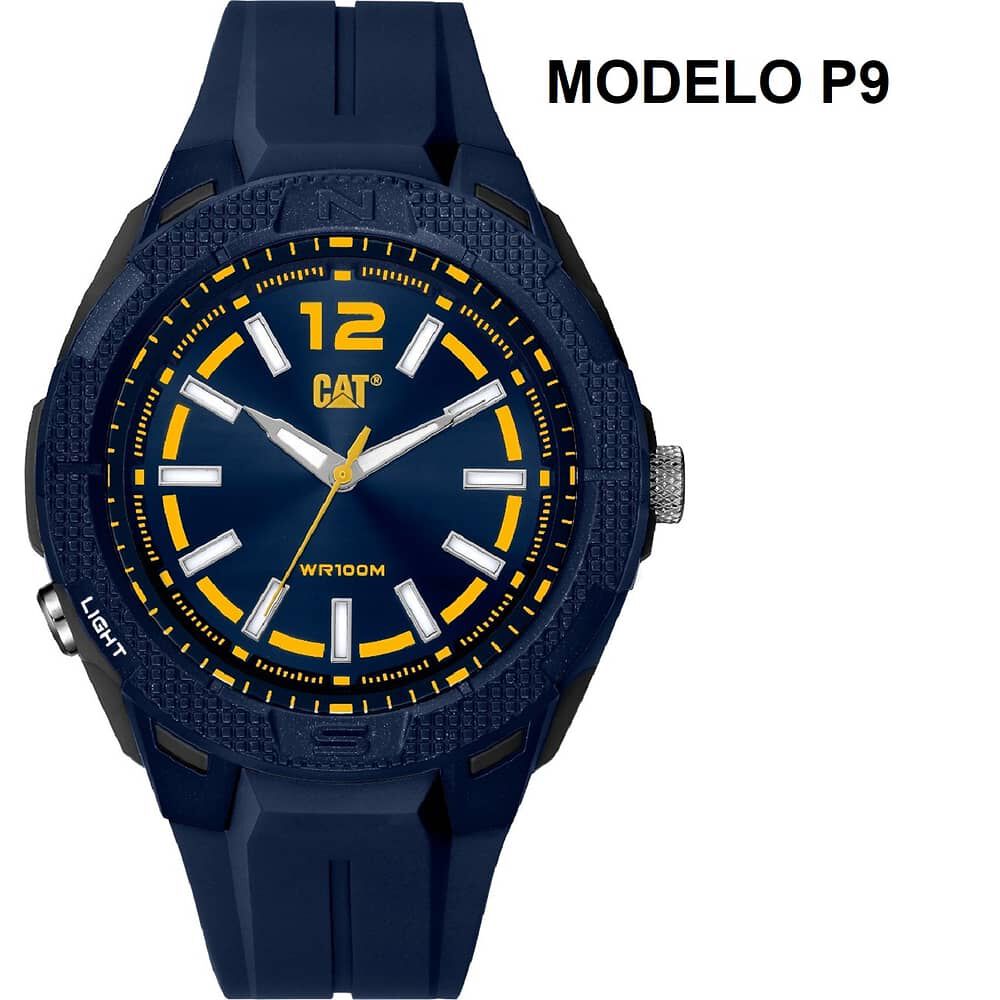 Correa Pulsera Cat Hombre P9-26 Azul image number 2.0