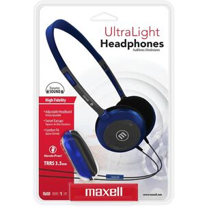 Diadema Aud&iacute;fonos Maxell Ultralivianos Hp-200 Con Micr&oacute;fono