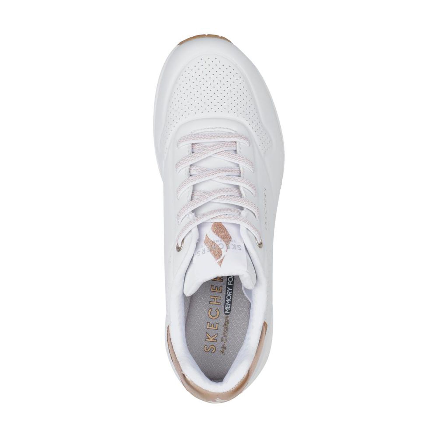 Zapatilla Urbana Mujer Skechers Uno Blanco image number 4.0