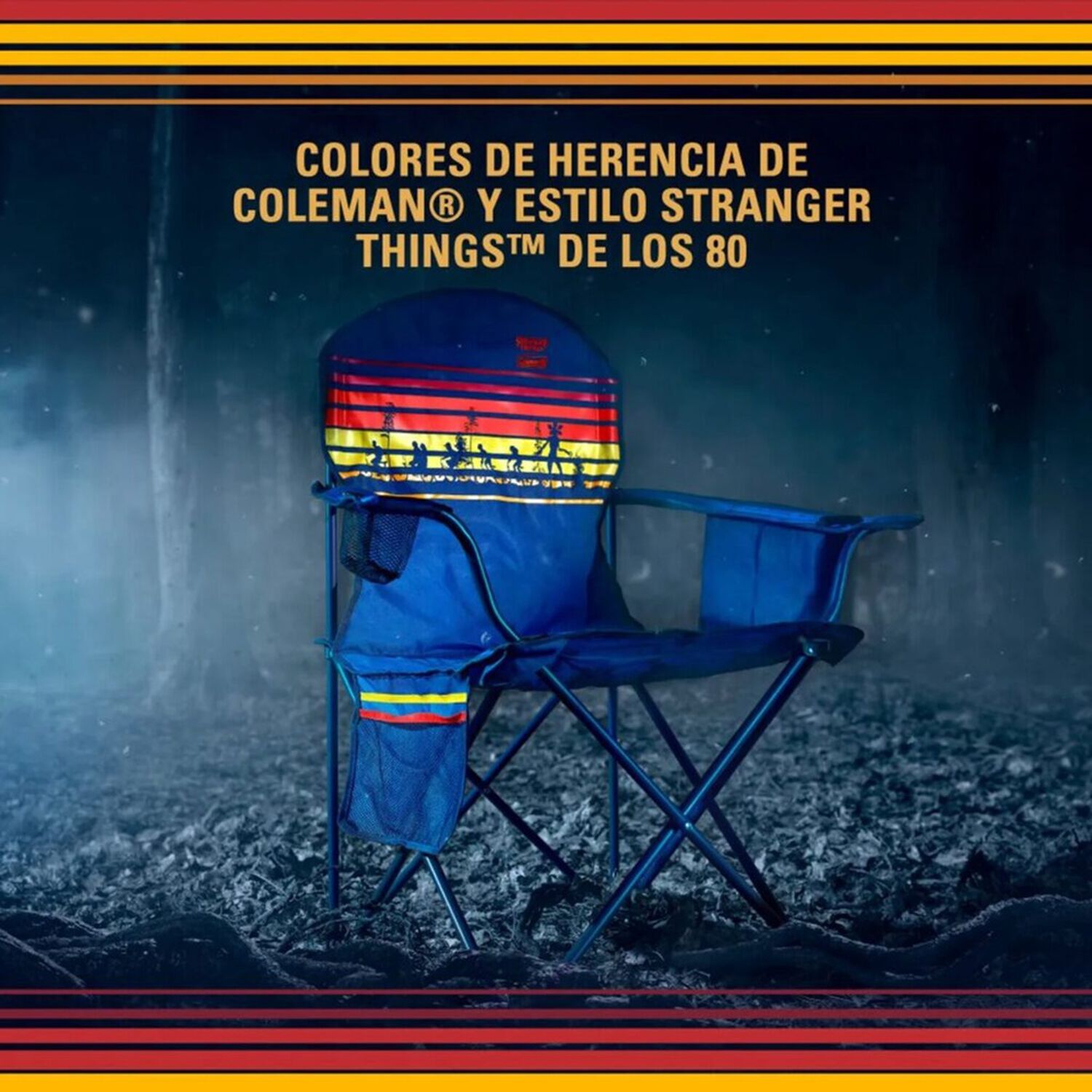 Silla Plegable Coleman Stranger Things Con Cooler Integrado image number 3.0