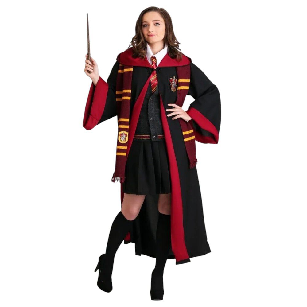 Tunica De Harry Potter Casa Hogwarts Deluxe Logo Bordado Gryffindor Slytherin Ravenclaw Hufflepuff image number 4.0