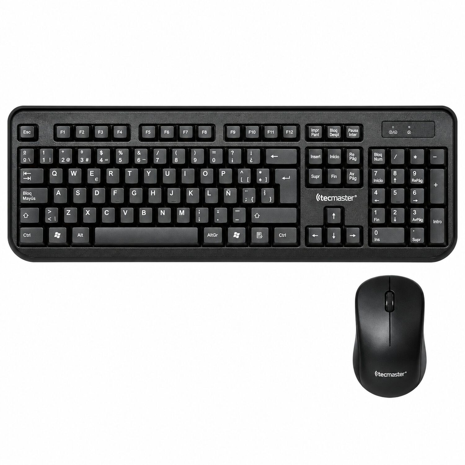 Kit Teclado Y Mouse Inal&aacute;mbrico Tecmaster 3753 Negro image number 0.0