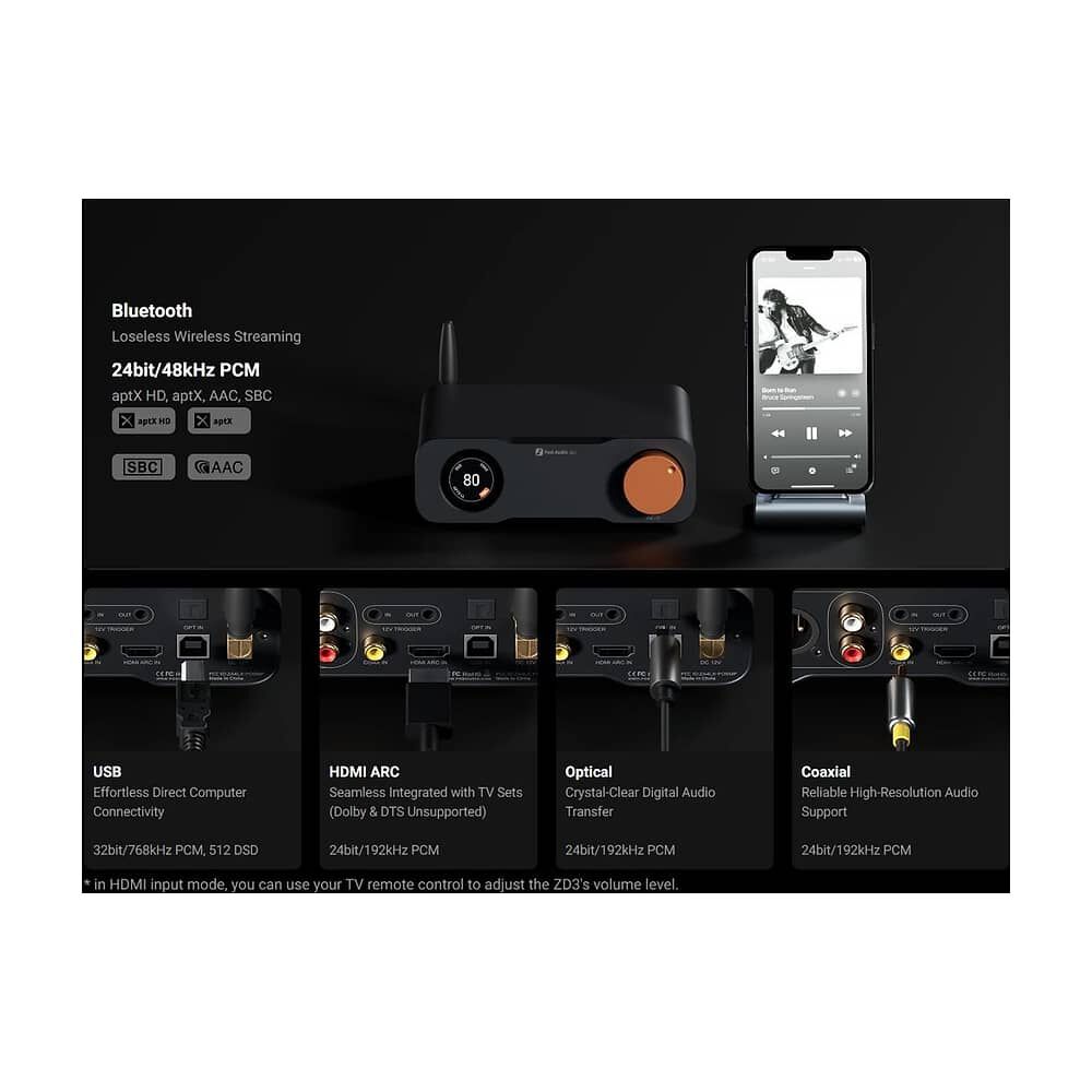 Preamplificador Bluetooth Dac Balanceado - Fosi Audio Zd3 image number 5.0