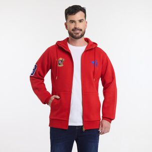 Polerón Regular Cuello Alto Con Capucha Hombre The King's Polo Club
