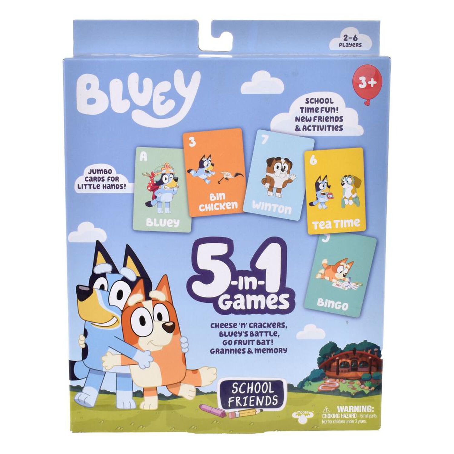 Juego De Cartas 5 En 1 Bluey image number 2.0