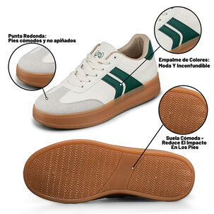 Zapatilla Deportiva Mujer Cl&aacute;sico De Colores Weide Tfa209