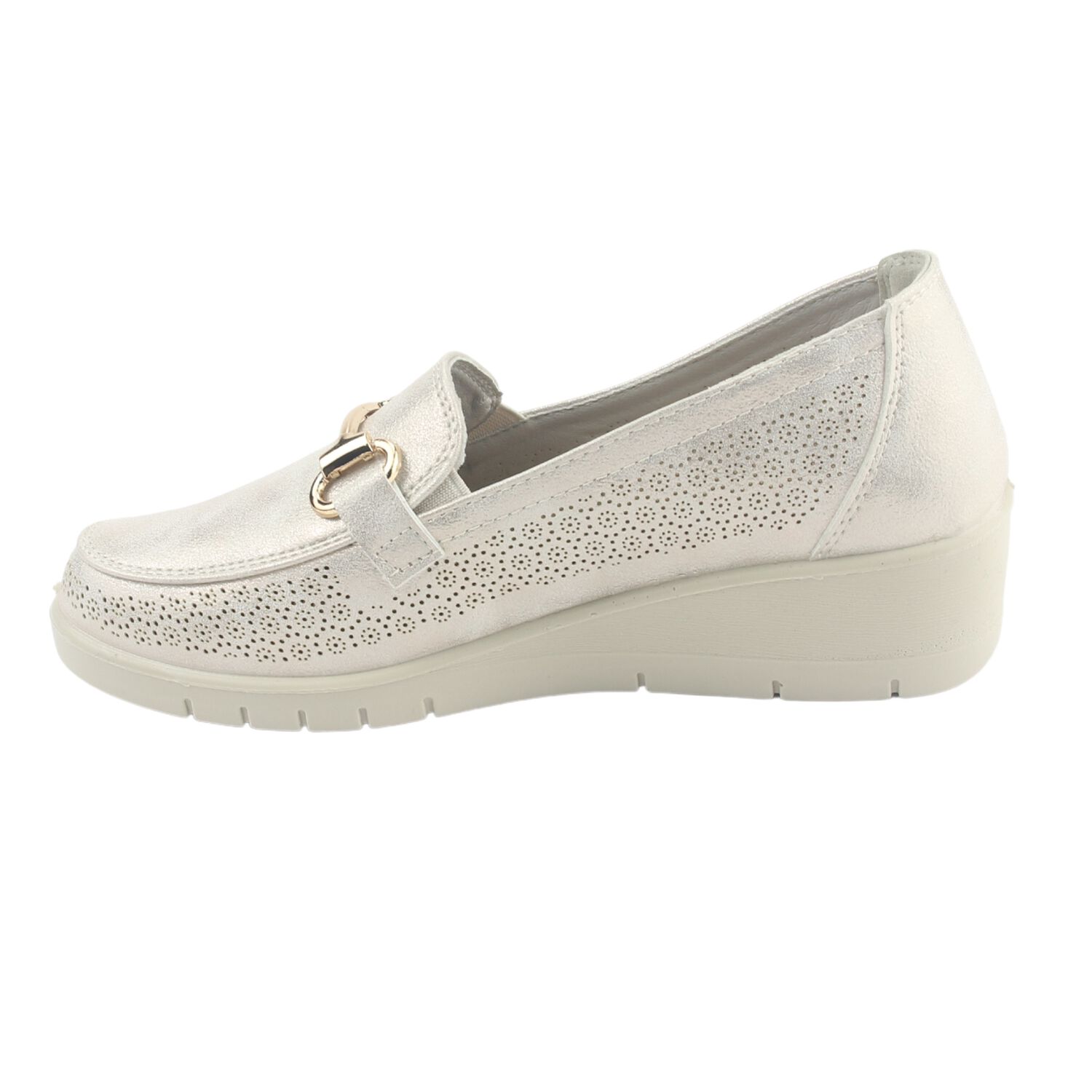Mocasin Chalada Mujer Cona-2 Dorado Casual image number 1.0