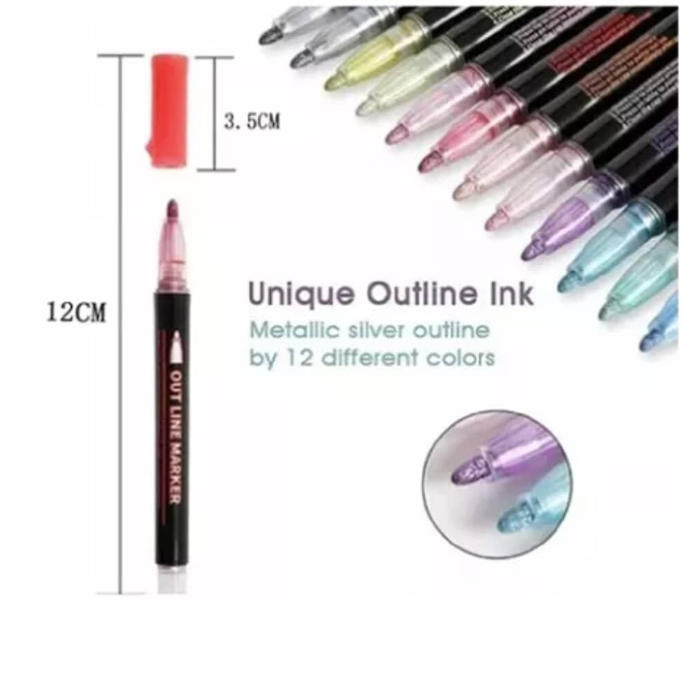 L&aacute;pices Marcadores M&aacute;gicos Met&aacute;licos image number 4.0