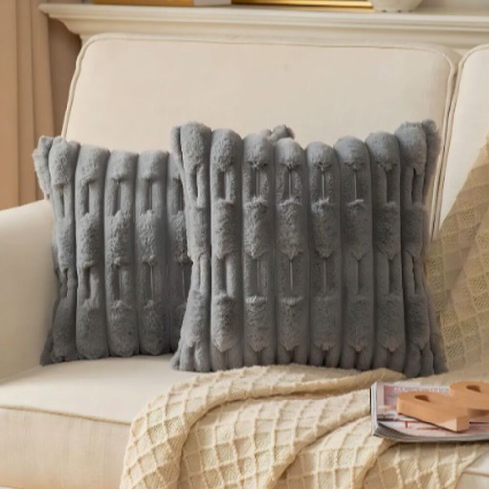 Set Piecera Premium + 2 Fundas Coj&iacute;n Gris image number 2.0