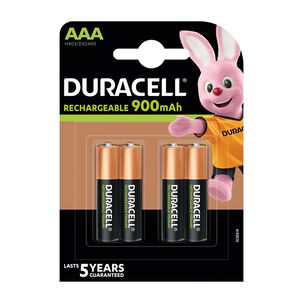 Pack 4 Pilas Aaa Recargables Duracell 900mah