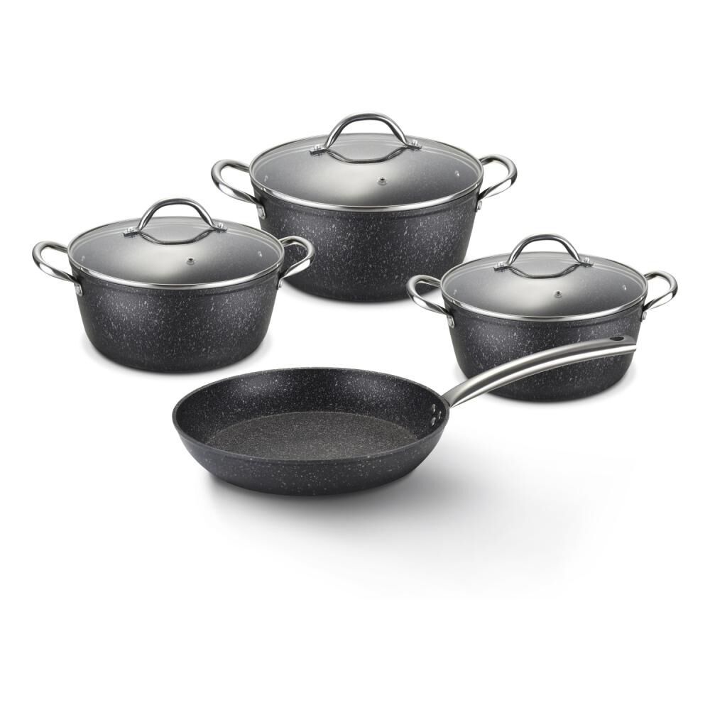 Batería de Cocina Pompei 7 Pz + Juego de Vajillas Upsula 30 Pz + Cubiertos de Mesa Perlado 24 Pz image number 1.0