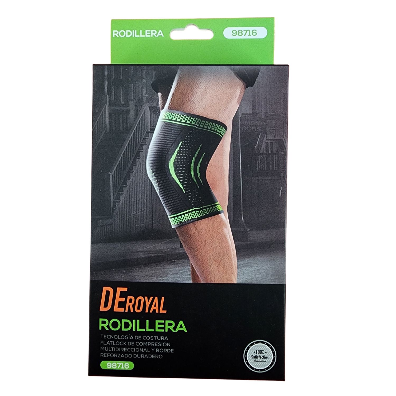 Rodillera Compresi&oacute;n Ortop&eacute;dica Elasticada Depotiva Gym Lesion image number 4.0