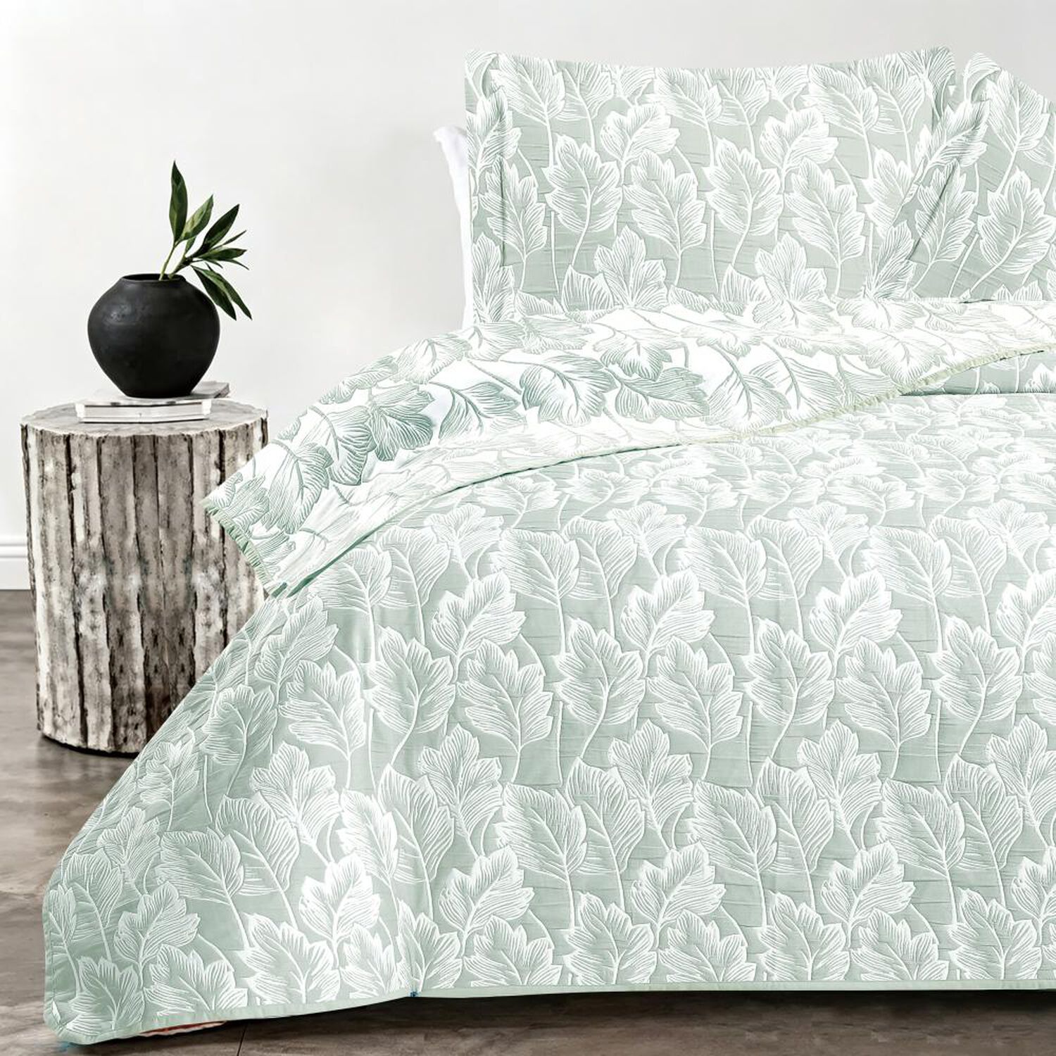 Quilt Belle Noite Hojas2 / 2 Plazas image number 0.0