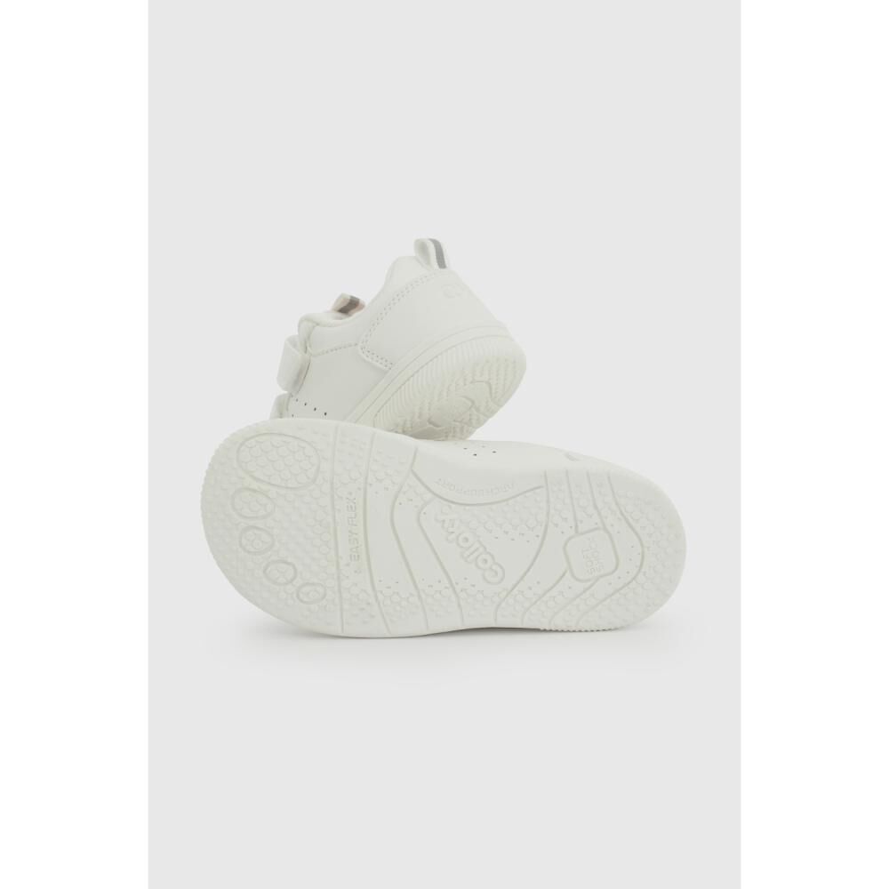 Zapatilla Zapato Escolar Blanca Colloky image number 2.0
