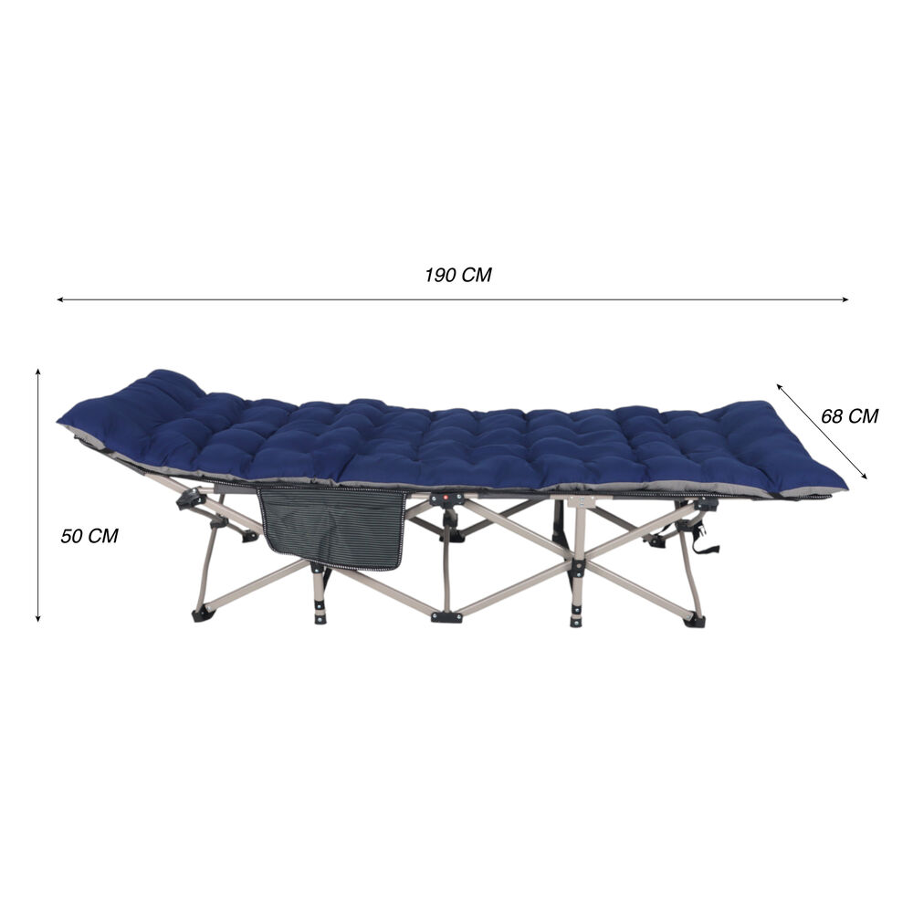 Cama Plegable De Camping Azul image number 2.0