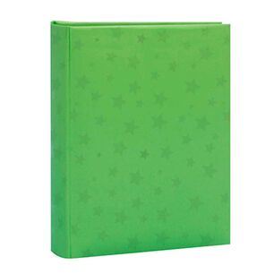 Album Hojas Negras Papel Estrella Verde Para Ensobrar 10x15 Cm / 100f Vgo