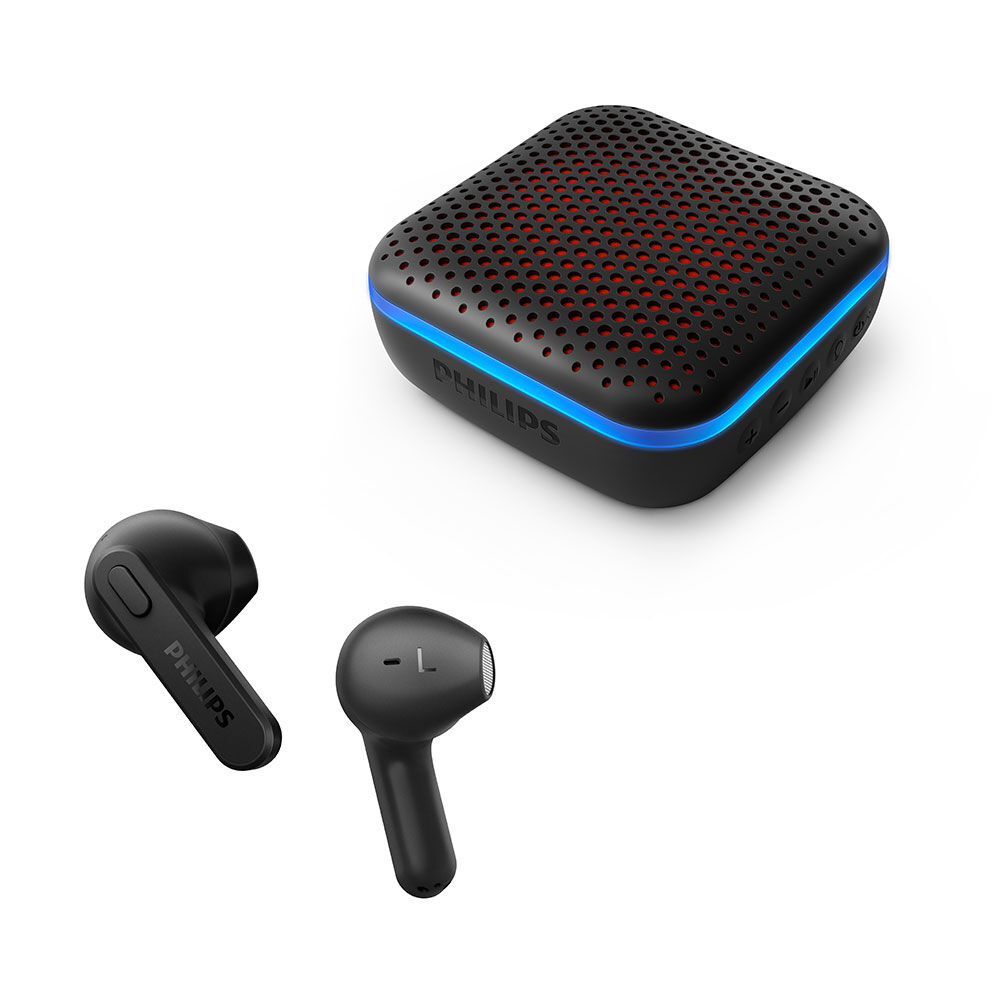 Audífonos Bluetooth Philips TAT2236 + Parlante Bluetooth Philips TAS2505