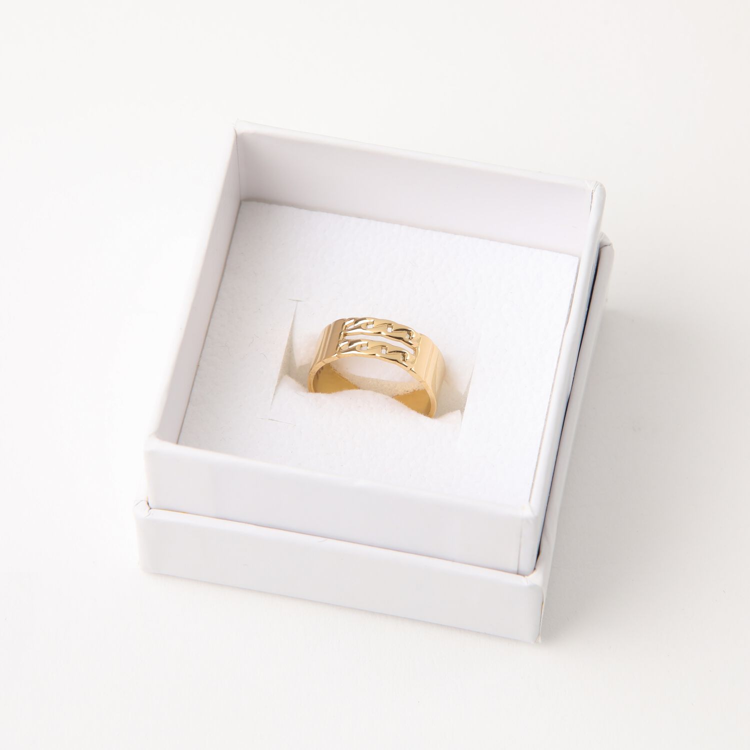 Anillo 19v69 Dorado Mujer Str248 image number 2.0