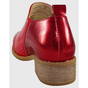 Botin Bajo Three Sensations Rojo