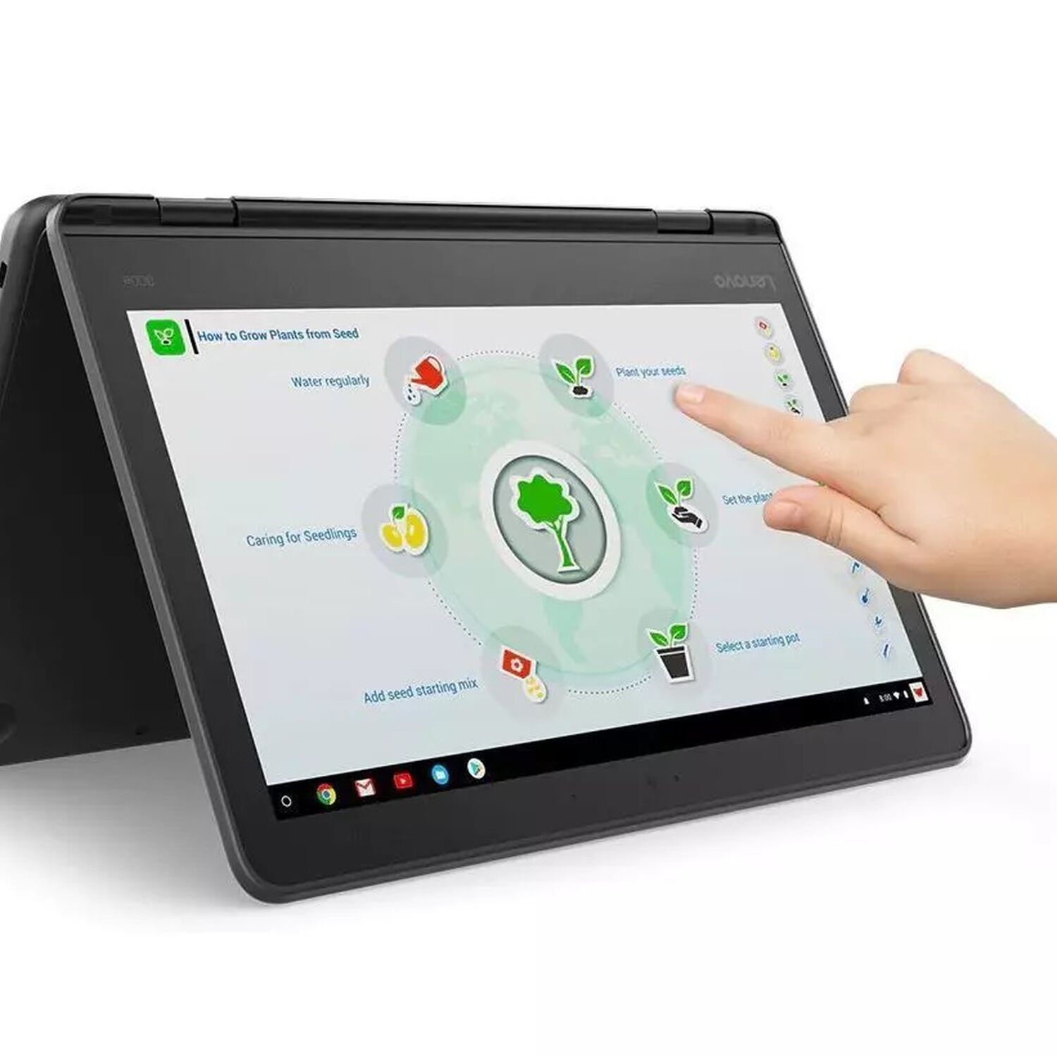 Notebook Chromebook Lenovo 300e G2 Touchscreen | Intel Celeron N4120 | 8gb Ram | 64gb Emmc | Chromeos | Reacondicionado Grado A image number 4.0