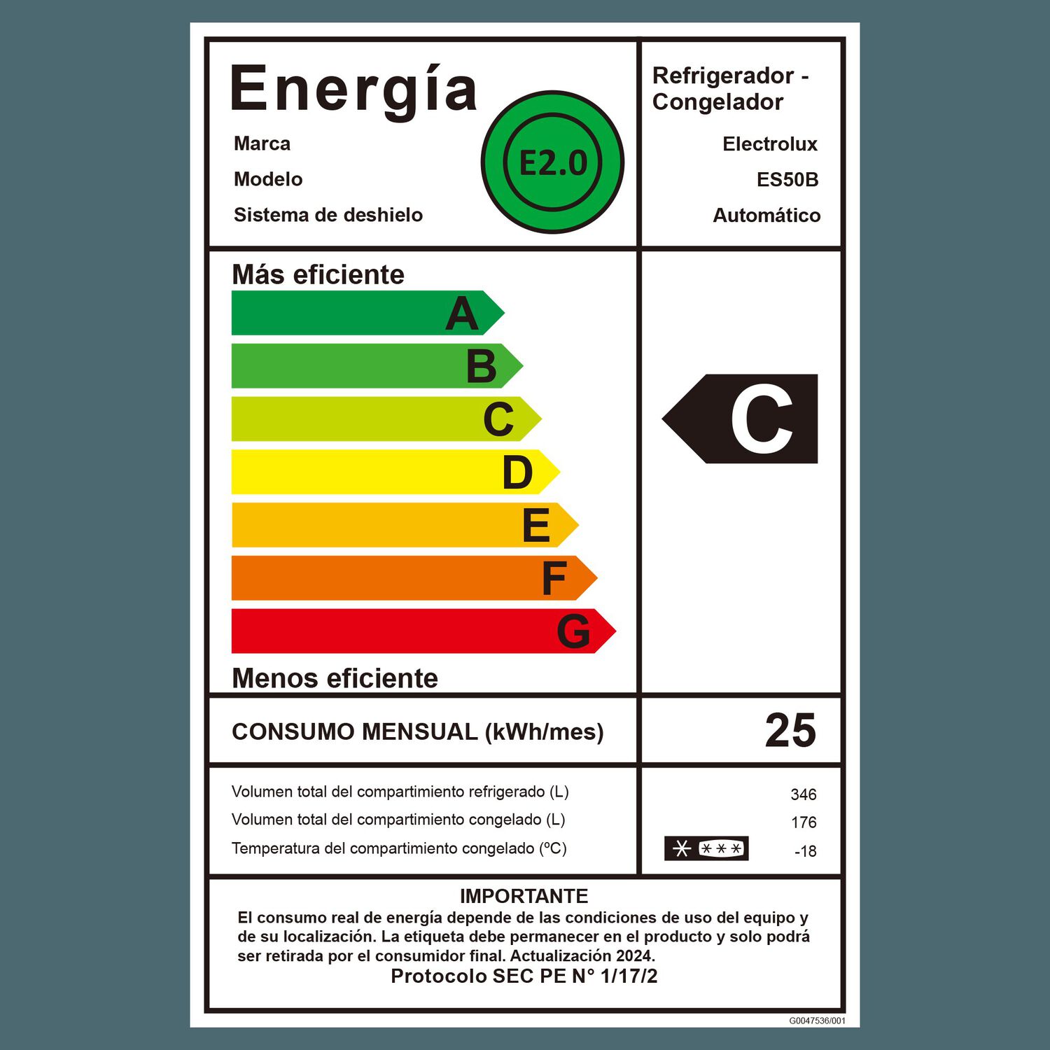 Refrigerador 522l No Frost Side By Side Inverter Es50b Black image number 13.0