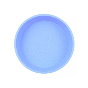 Molde De Silicona Azul Redondo Para Queque O Torta