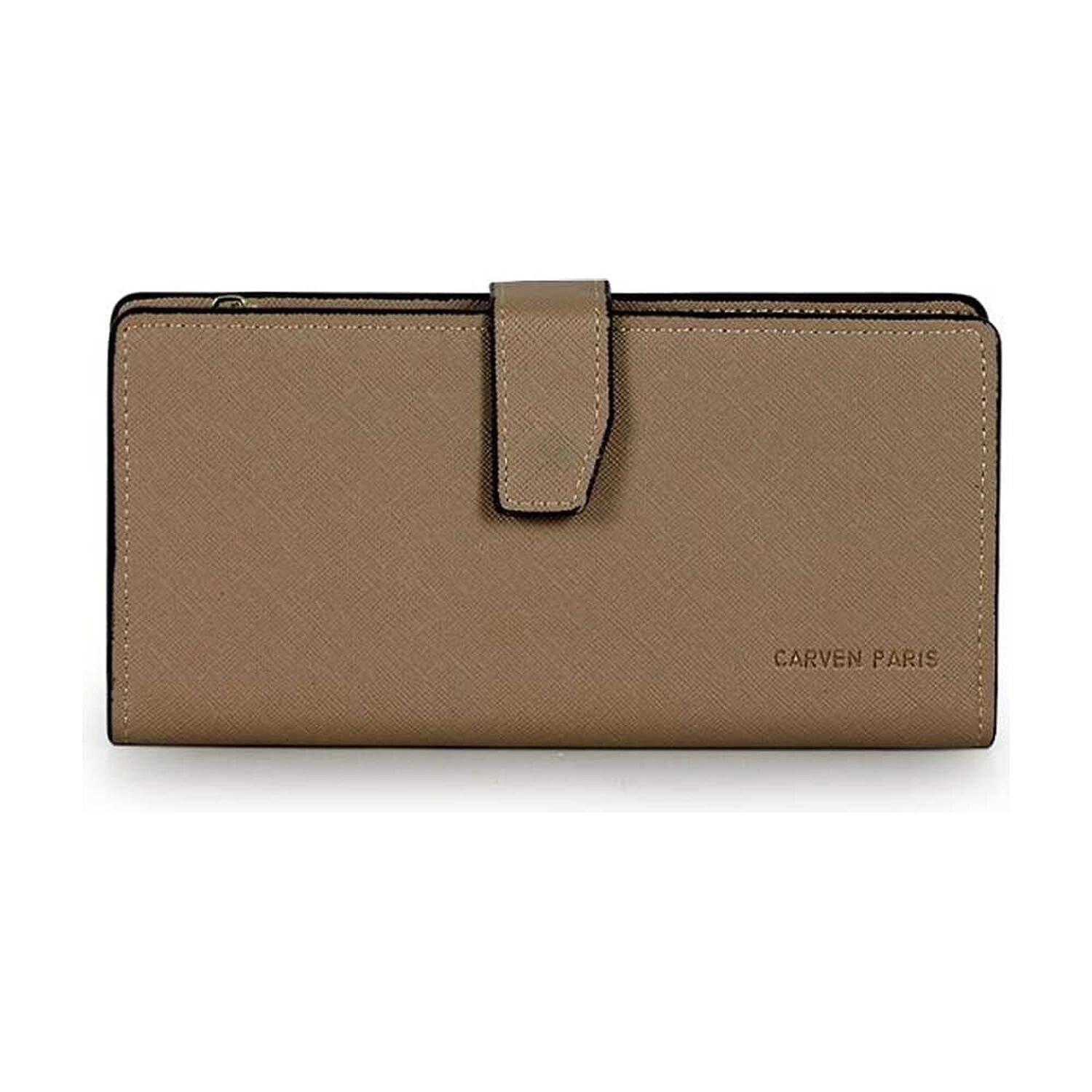 Billetera Mujer Vesta Taupe Carven image number 4.0