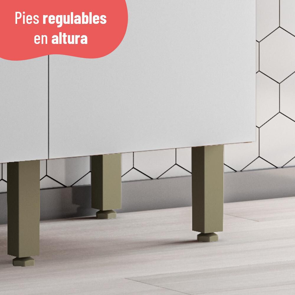 Mueble De Cocina Roca Macadamia / 2 Puertas / 3 Cajones image number 6.0
