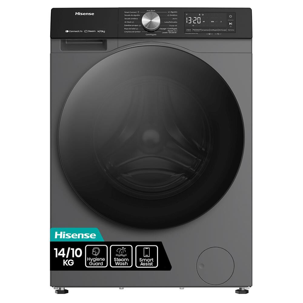 Lavadora Secadora Hisense 14/10 Kg Wd3s1443bt image number 0.0