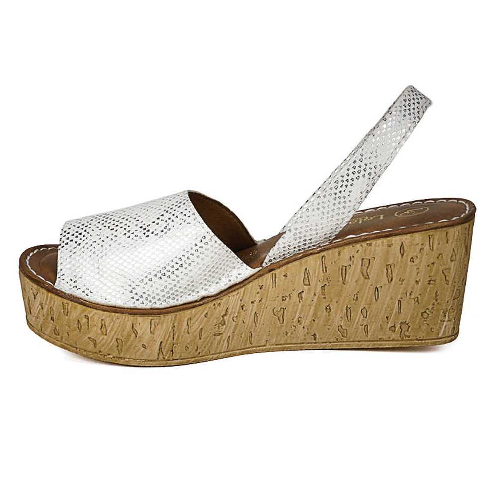 Sandalia Eliada Blanco Plata image number 4.0