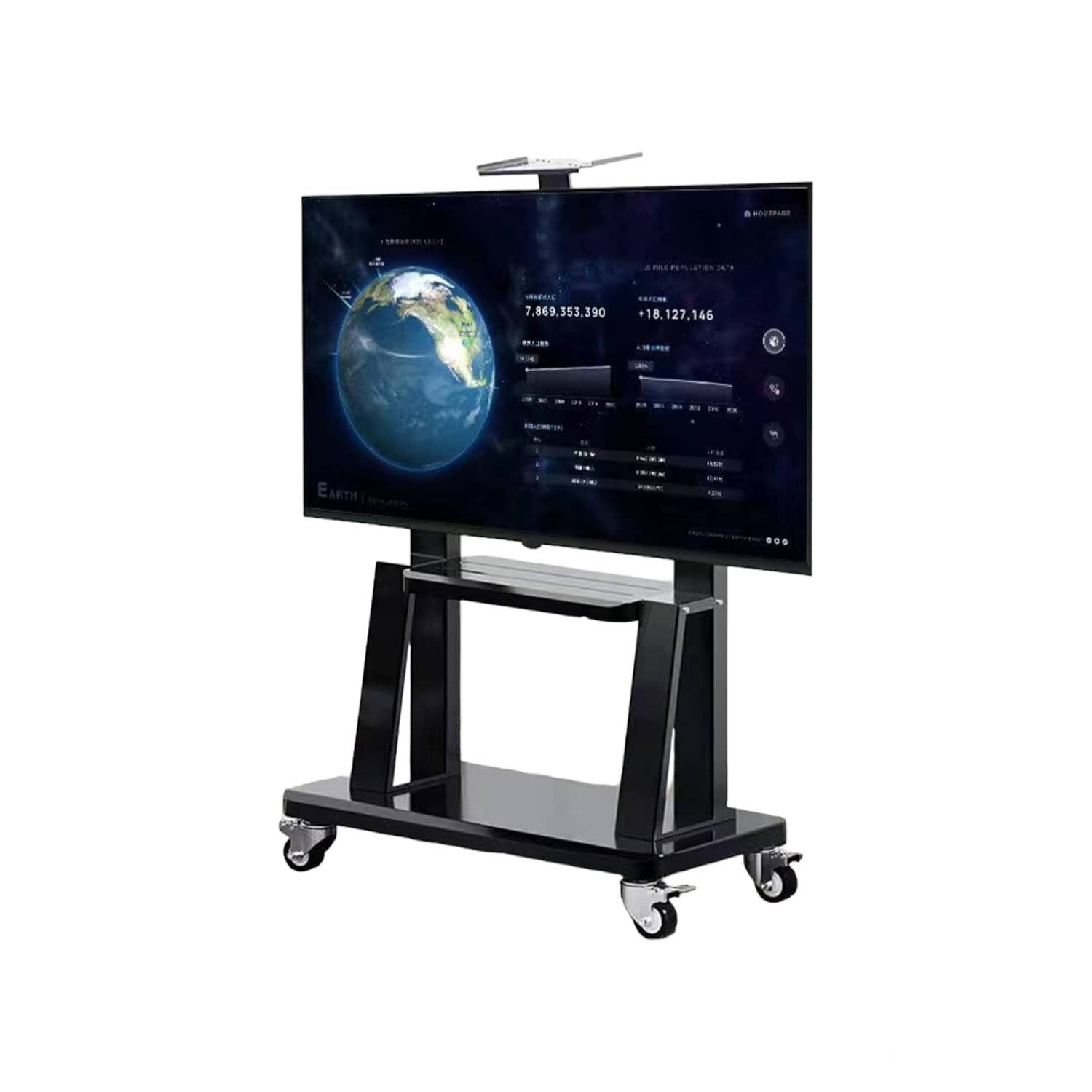 Soporte Tv Rack Pedestal 32&rdquo;-75&rdquo; Con Ruedas By Lubabycas image number 0.0