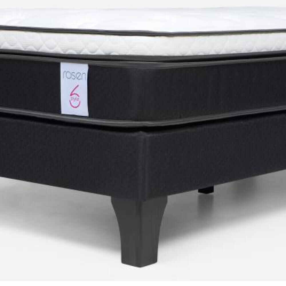 Cama Europea Rosen New Style / 1.5 Plazas / Base Normal + Respaldo image number 11.0