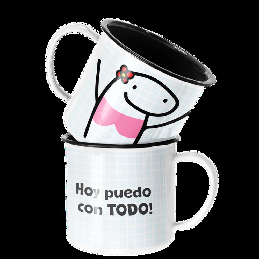 Taza Enlozada Lechera Hoy Puedo Con Todo Regalo image number 0.0