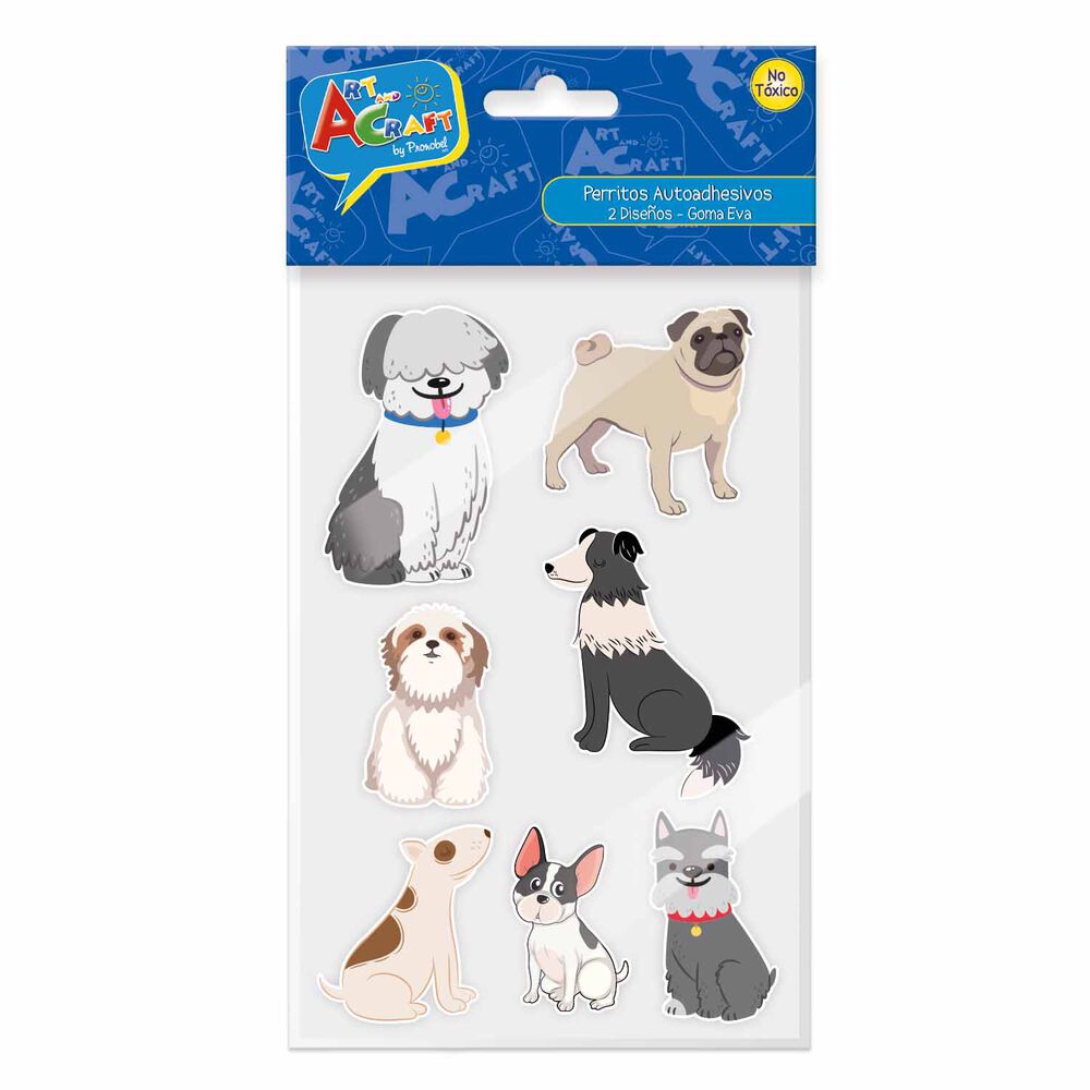 Figura Perritos Goma Eva 14 Piezas 2 Surt image number 0.0