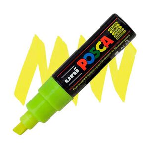 Marcador Acr&iacute;lico Amarilloo Fluor 8k Posca