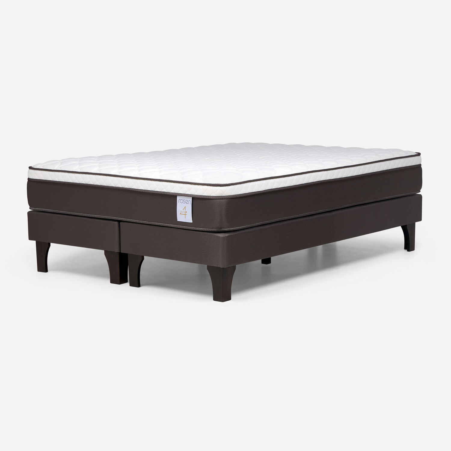 Cama Europea Rosen New Style 4 Plus / 2 Plazas / Base Dividida image number 1.0