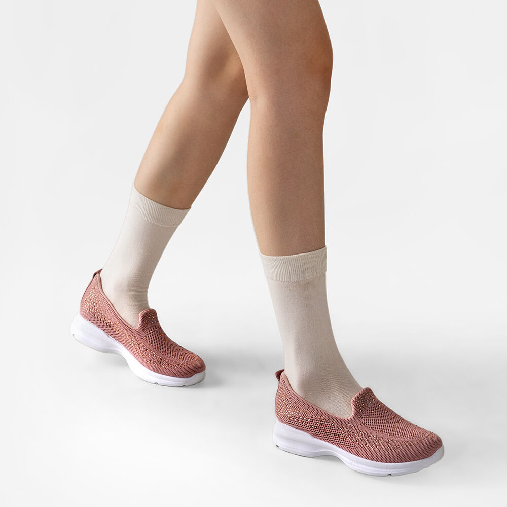 Zapatilla Casual Mujer Slip On Con Pedrería Weide Tfa203 image number 3.0