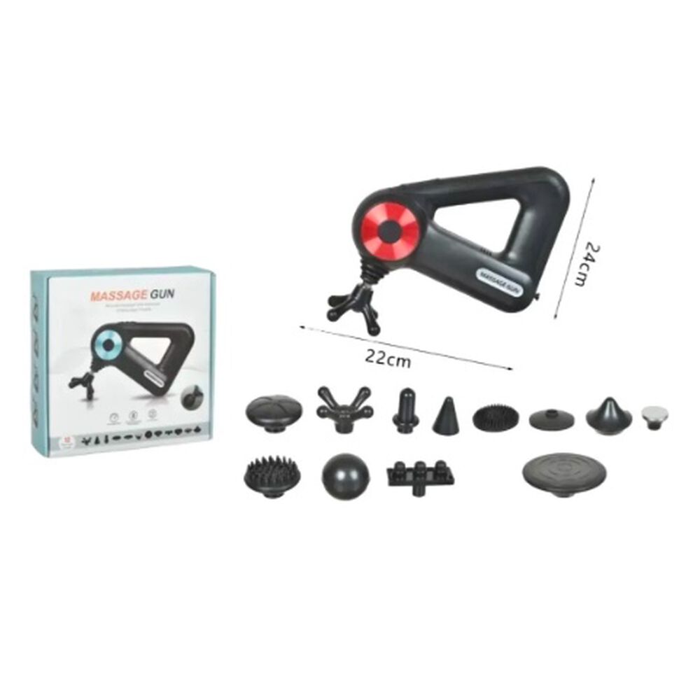 Pistola Masaje 12 Cabezales image number 1.0