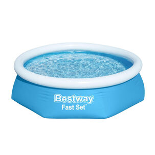 Piscina Fast Set Azul 2.44m X 61cm Pool - 57448 - Bestway