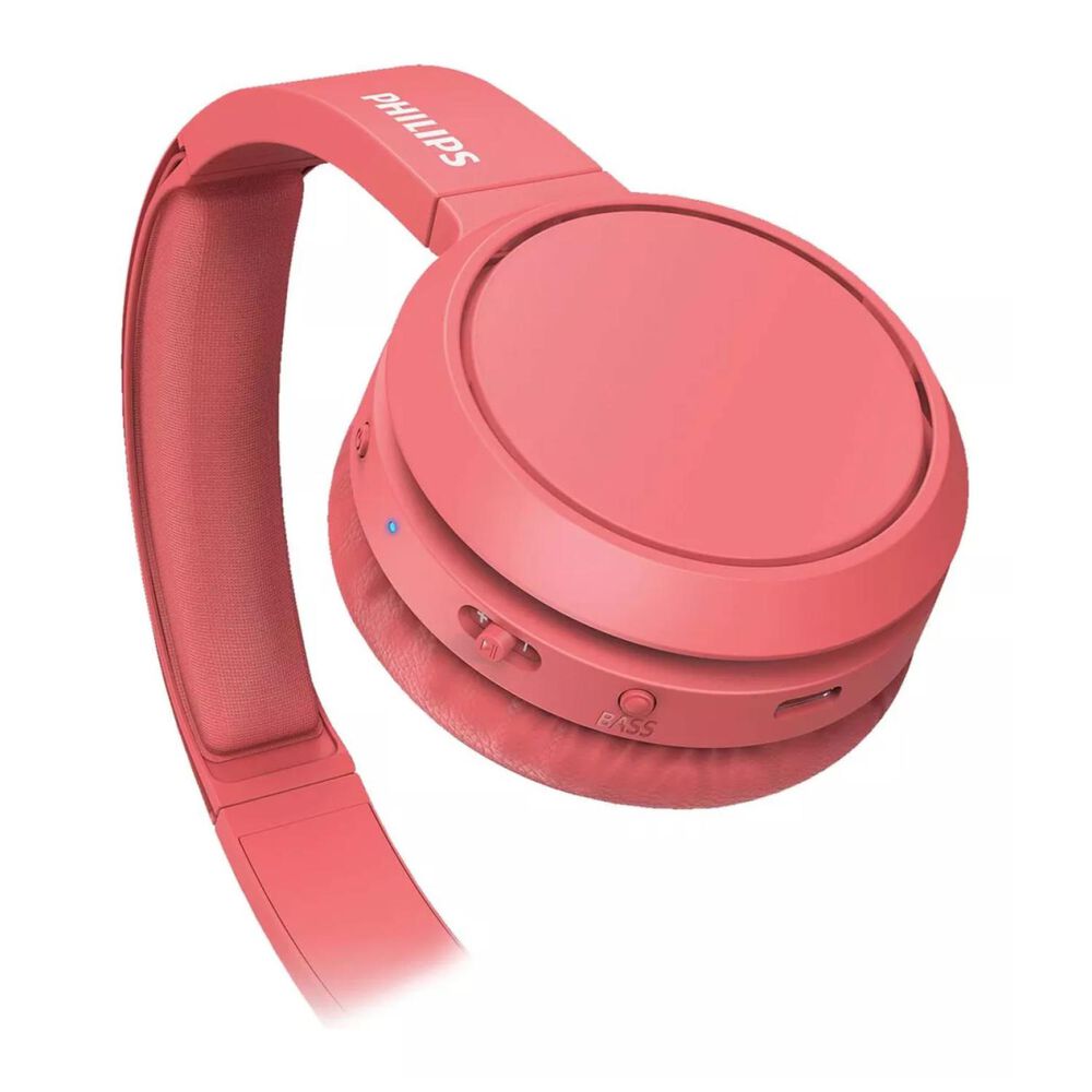 Audifonos Bluetooth Over Ear Rojo Bass Tah4205 image number 3.0