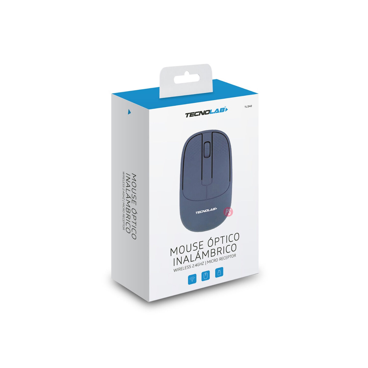 Mouse Inal&aacute;mbrico Negro 2.4ghz Usb - Ps image number 1.0