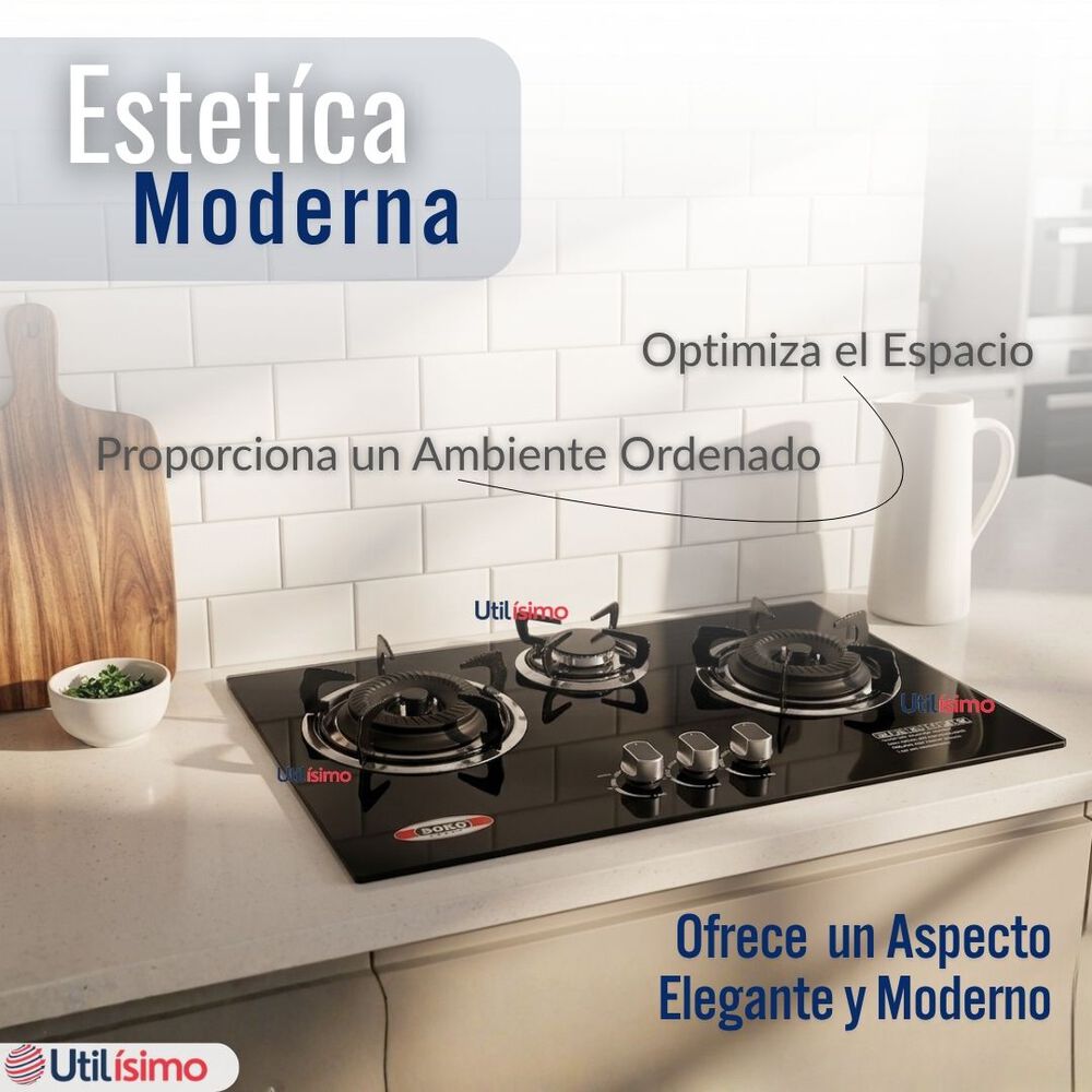 Encimera Gas Licuado 3 Platos + Kit De Instalaci&oacute;n image number 9.0