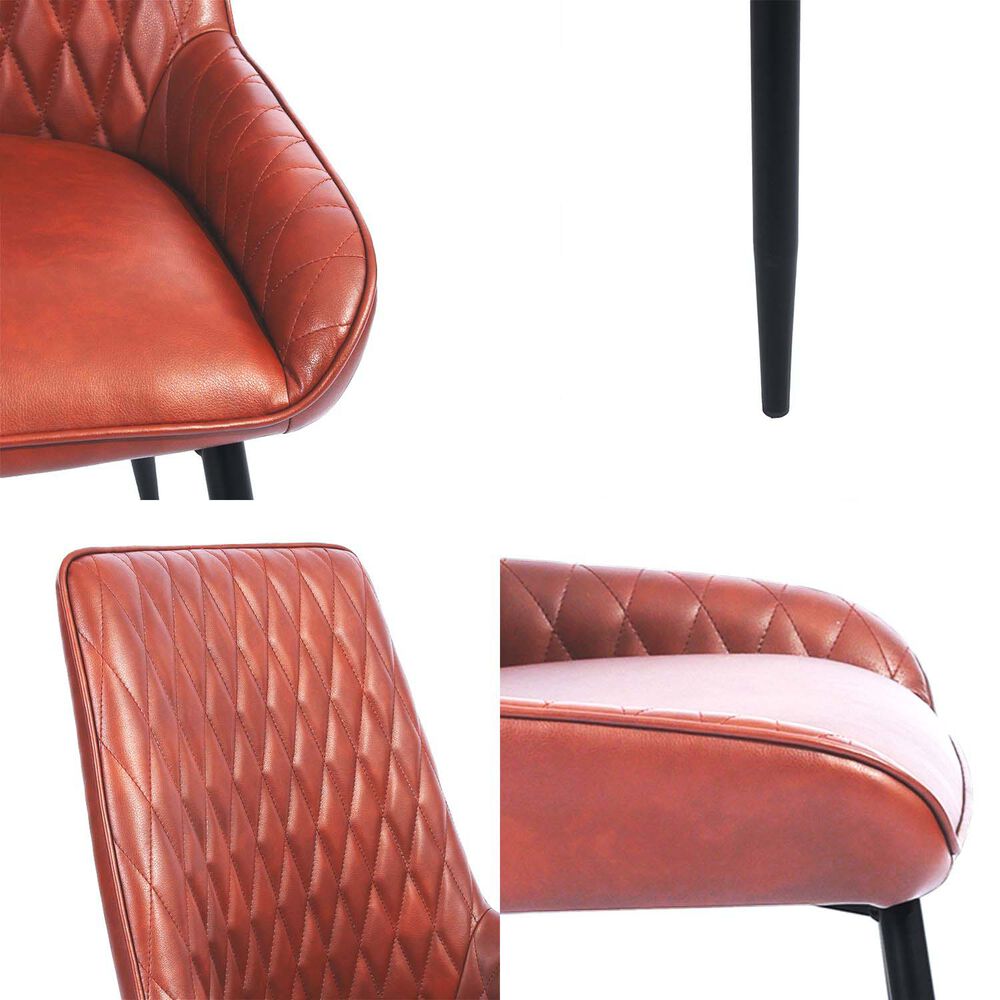 Pack 2 Sillas De Comedor Breton Terracota image number 4.0